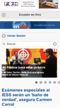 Mobile Screenshot of ecuadorenvivo.com